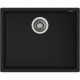 TEKA Fregadero bajo encimera  TEGRANITE SQUARE 50.40 TG NEGRO. 115230020, Una cubeta, Negro, acabado sintético